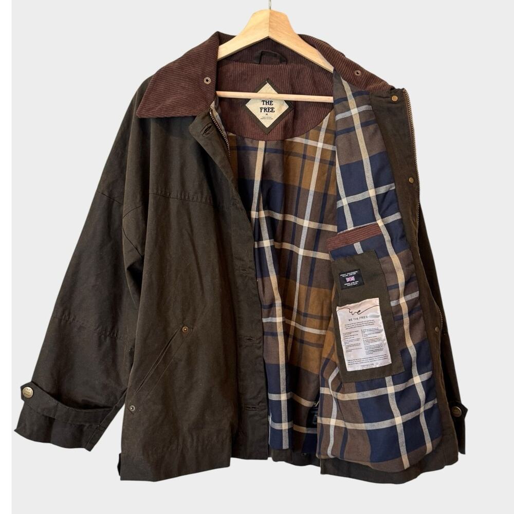 NEW Free People Cori Waxed Jacket Size Medium - Picture 9 of 16